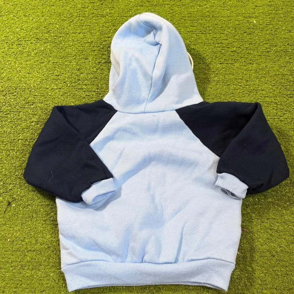 Vintage Y2K UNC North Carolina Baby Hoodie Size 12m Rameses